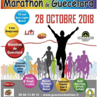Marathon, Guecelard, 2018, course